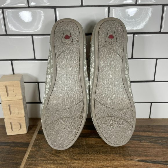 BOBS from Skechers Plush Finger Paint Slip On Shoes Taupe Canvas 31327 Womens 6 - Picture 7 of 10